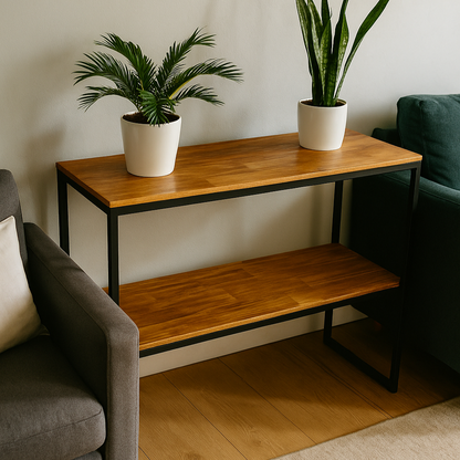 Mesa Auxiliar Doble Estante